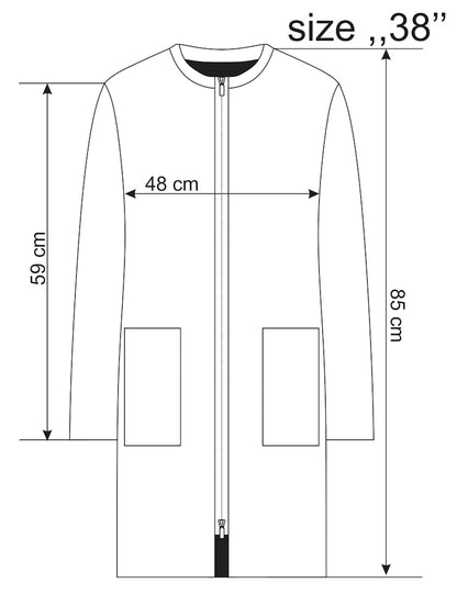 Strickjacke mit Reißverschluss, Baumwolle