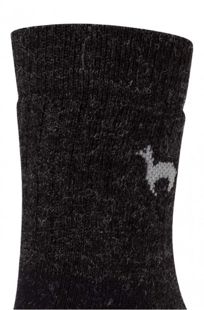 Alpaka Business Socken, dunkelgrau